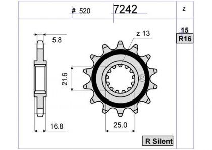PIÑON OGNIBENE 15 D mod 7242