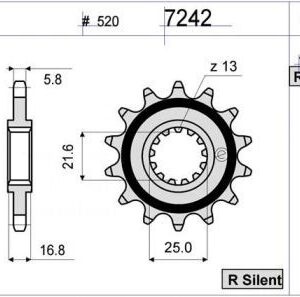 PIÑON OGNIBENE 16 D mod 7242