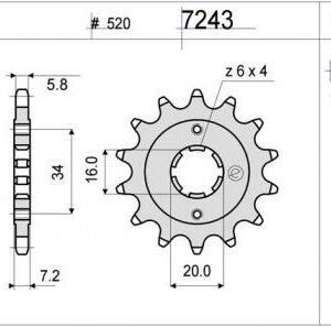 PIÑON OGNIBENE 14 D mod 7243