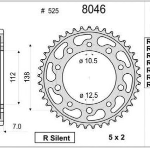 CORONA OGNIBENE 41 D mod 8046
