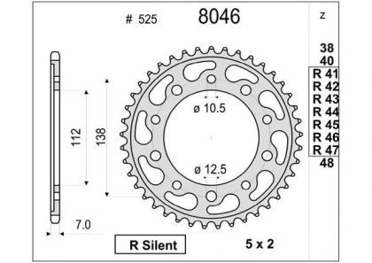 CORONA OGNIBENE 41 D mod 8046