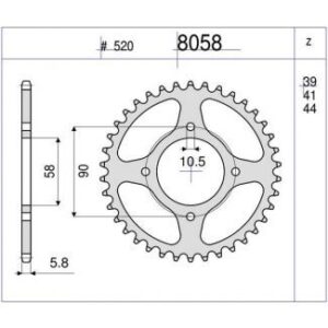 CORONA OGNIBENE 44 D mod 8058