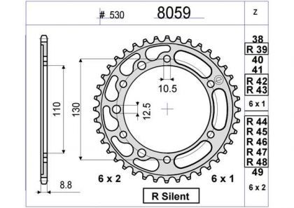 CORONA OGNIBENE 43 D mod 8059