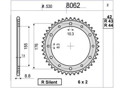 CORONA OGNIBENE 44 D mod 8062
