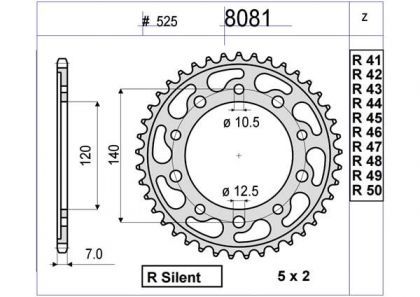 CORONA OGNIBENE 45 D mod 8081