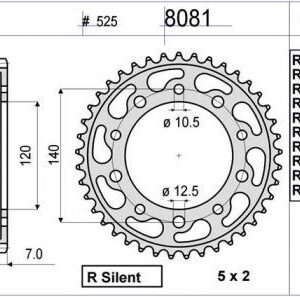 CORONA OGNIBENE 47 D mod 8081