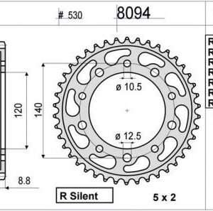 CORONA OGNIBENE 46 D mod 8094