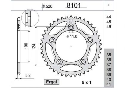 CORONA OGNIBENE 46 D mod 8101