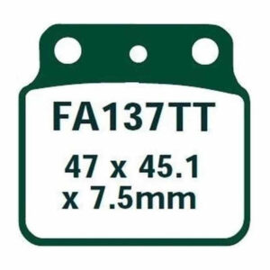 Pastillas de Freno Moto TT EBC FA137TT Kawasaki KFX 400 Desde 2003