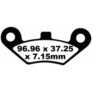 Pastillas de Freno Moto TT EBC FA453TT Cf Moto Explorer Everest 500 4×4 XL 2009-2015