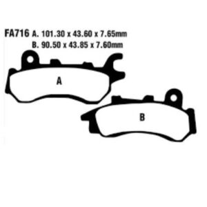 PASTILLAS EBC HONDA CB125F 17-