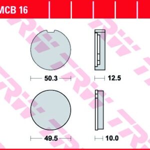 Pastillas de Freno Trw Suzuki Gt 73- Kawaz 900