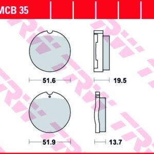 Pastillas de Freno Trw Honda Cb400/750