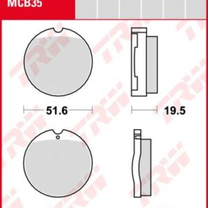 Pastillas De Freno Trw Honda Cb400/750