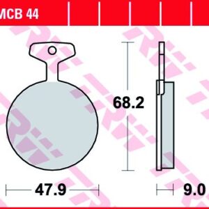 Pastillas de Freno Trw Yamaha Rd 250/400