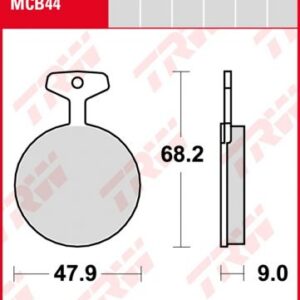 Pastillas De Freno Trw Yamaha Rd 250/400