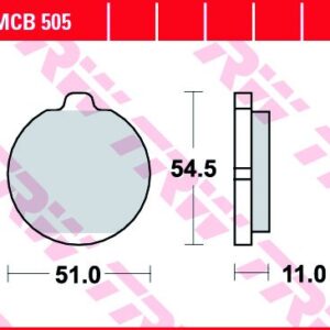 Pastillas de Freno Trw Kawa Z1000/1300 79-82 Ant.fa62