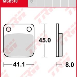 Pastillas De Freno Trw Husqvarna Ant.
