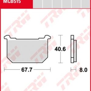 Pastillas De Freno Trw Kawa Gpz 550/7501100 82-