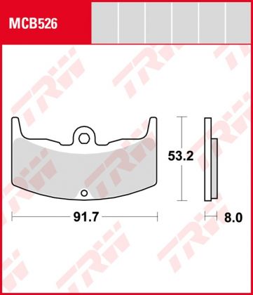Pastillas De Freno Trw Honda Cbx 550 82-84Ant.