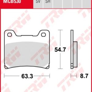 Pastillas De Freno Trw Sinter Yamaha Fzr 600Yzf 600