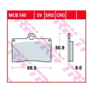 Pastillas de Freno Trw Hypercarbon Racing Ducati-aprilia-honda