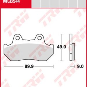 Pastillas De Freno Trw Honda Cn250-Gl1100Ant.