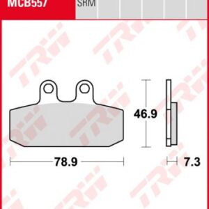 Pastillas De Freno Trw Scooter Aprilia Scarabeoant.