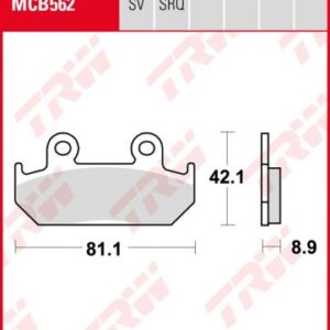 Pastillas De Freno Trw Sinter Honda Cbr 600 -90Ant.