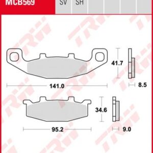 Pastillas De Freno Trw Kawa Gpz 900 90-02Post.