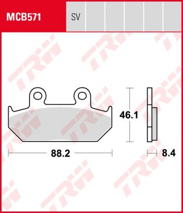 Pastillas De Freno Trw Sinter Honda Vfr 75086-87 Ant.