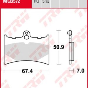 Pastillas De Freno Trw Aprilia Rs 125 92-03Ant.