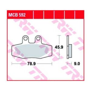 Pastillas de Freno Trw Ktm-maico Ant./post.