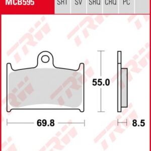 Pastillas De Freno Trw Srq Circuito Y Entrenos Suzuki Gsx-R750...