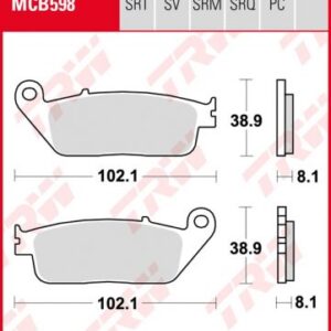 Pastillas De Freno Trw Scooter Sinter Burgmankymco Downtown