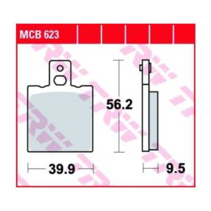 Pastillas de Freno TRW MCB623 Honda NSR 125 R 1998-2001