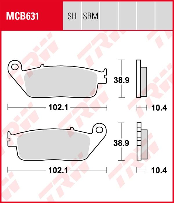 Pastillas De Freno Trw ScooterSinterizada