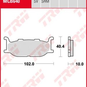 Pastillas De Freno Trw Yamaha T-Max 500 Ant