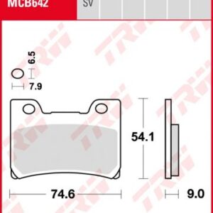 Pastillas De Freno Trw Yamaha Fzr 1000 Exupant.