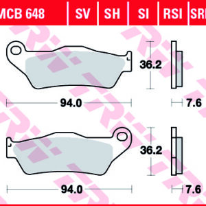 PASTILLAS DE FRENO OFFROAD