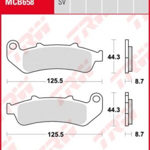 Pastillas De Freno Trw Sinter Honda Cbr 1000 F-99