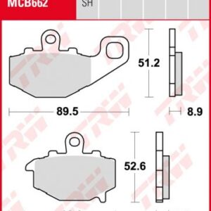 Pastillas De Freno Trw Sinter Kawa Zx-6R/Rr 03-Post.