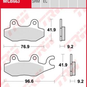 Pastillas De Freno Trw Kawasaki Ninja 30013- Ant. E Post.