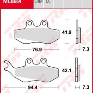 Pastillas De Freno Trw Aprilia Rs-Rx-Mx 50Ant. 95-05