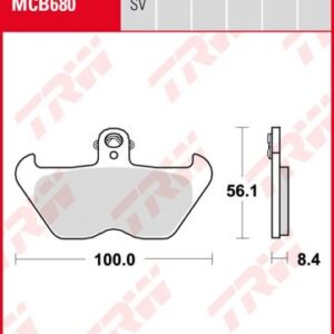 Pastillas De Freno Trw Sinter Bmw Serie K-R Ant1100/1200 90-02 Con...