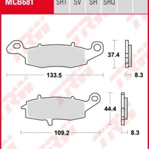 Pastillas De Freno Trw Suzuki Sv 650 Ant.Dx Kawa ER6N