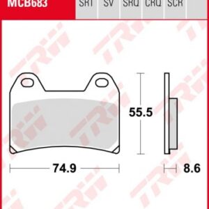 Pastillas De Freno Trw Srq Circuito Y Entrenos Ducati-Aprilia...
