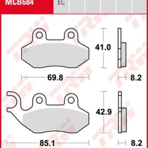 Pastillas De Freno Trw Scooter Sym Jet - Simply50 Hd...