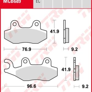 Pastillas De Freno Trw Scooter