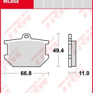 Pastillas De Freno Trw Yamaha Xs 250/1100
